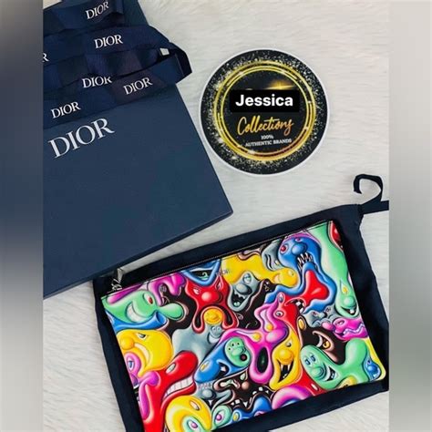 dior x kenny scharf shirt|Dior tiger bag.